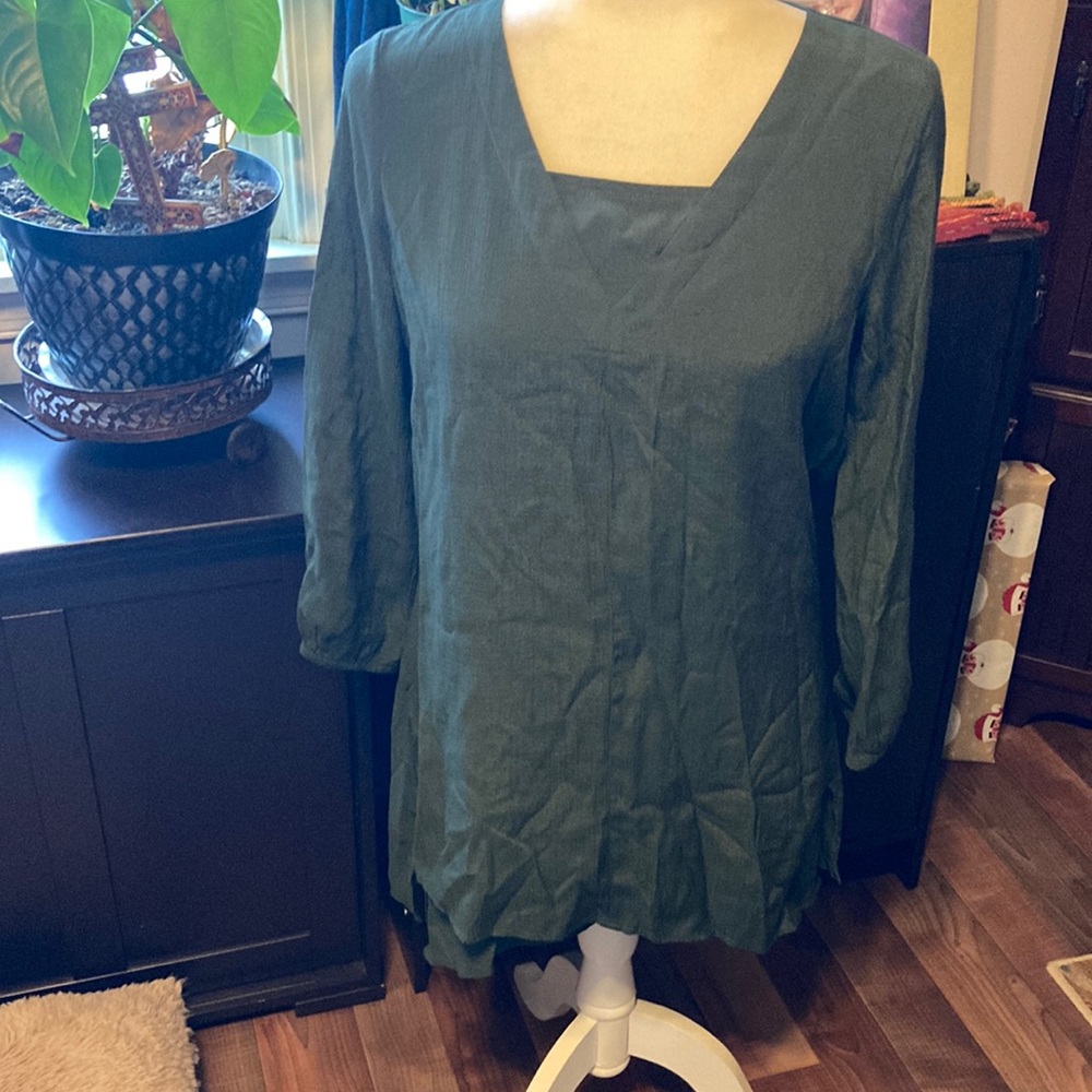 St Johns Bay long sleeve blouse size S